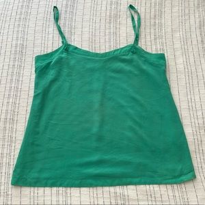 French Connection Sleeveless Green Blouse